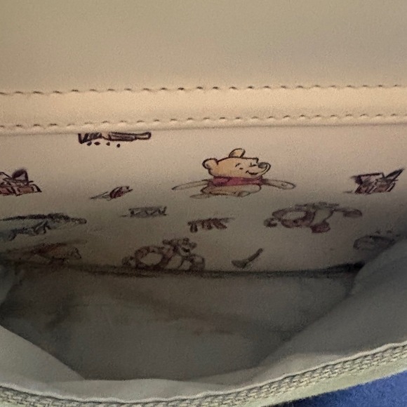 Loungefly Winnie the Pooh Mini Backpack White Green Sketch Print main image 5
